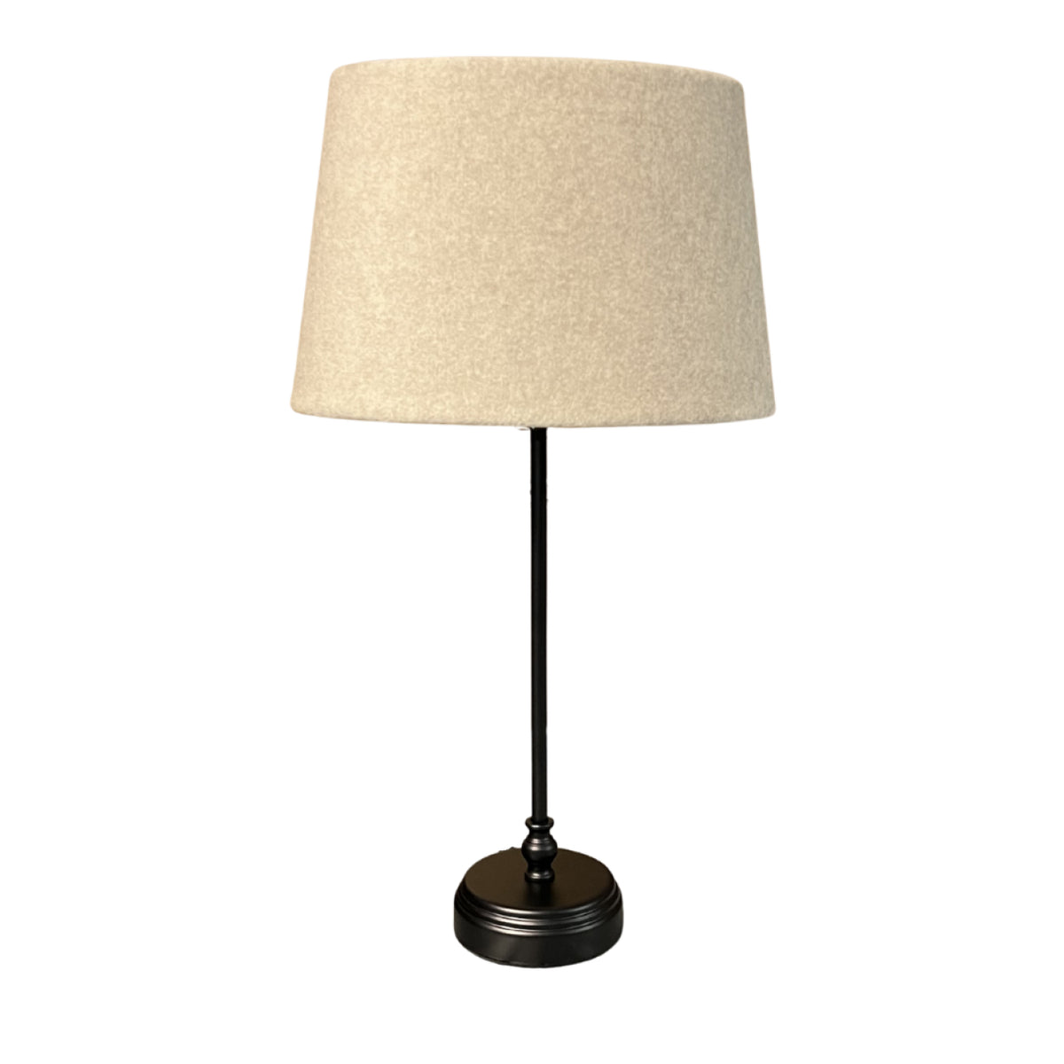 Deze zwarte lampenvoet van 33 cm geeft een eigentijdse touch aan je interieur. Perfect voor een stijlvolle basis.
