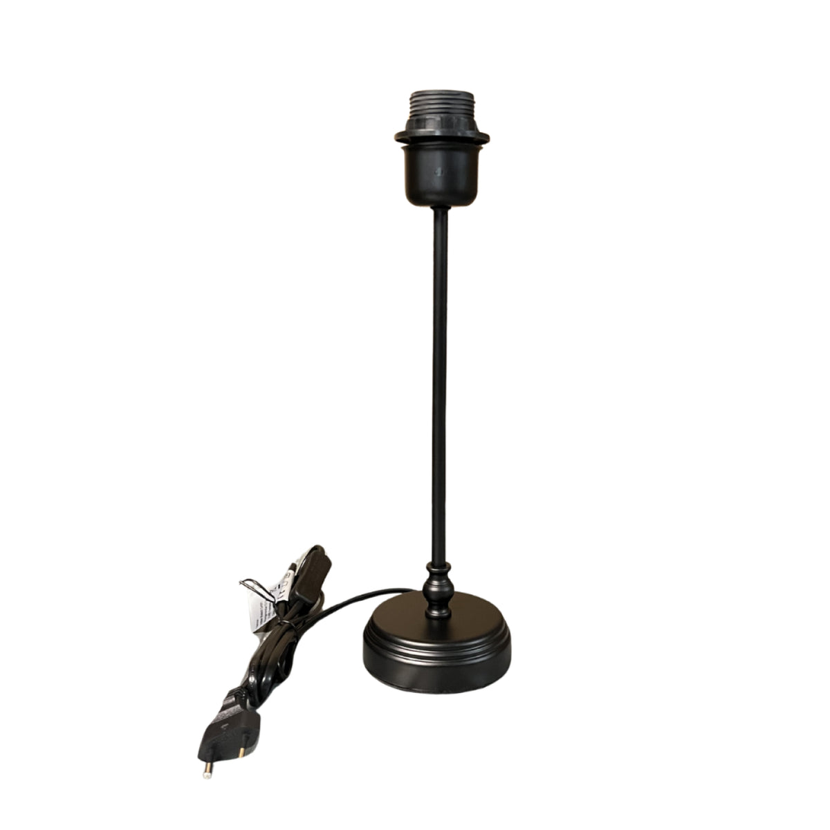 Deze zwarte lampenvoet van 33 cm voegt een moderne touch toe aan je interieur. Perfect voor elke stijlvolle lamp.
