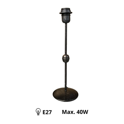 Deze zwarte lampenvoet van 38 cm voegt een moderne twist toe aan elke lamp. Perfect voor jouw stijlvolle interieur.