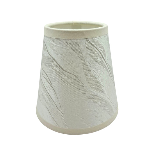Classic cream lampshade with a chintz finish adds warmth and elegance. Perfect for creating a cozy atmosphere.