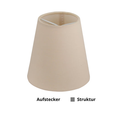 Beige lampenkap met een verfijnde uitstraling. Perfect voor het creëren van een warme, gezellige sfeer in uw interieur.