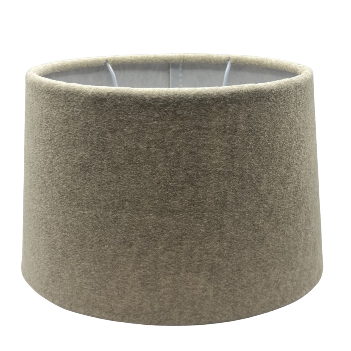 Transform your space with this modern beige oval lampshade. Its sleek design adds a warm touch to any room.