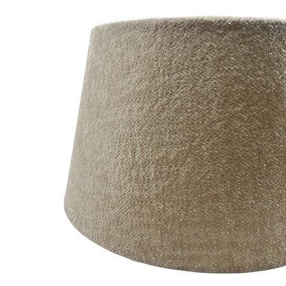 Soft beige oval lampshade adds a modern touch to your decor. Perfect for creating a warm and inviting ambiance.