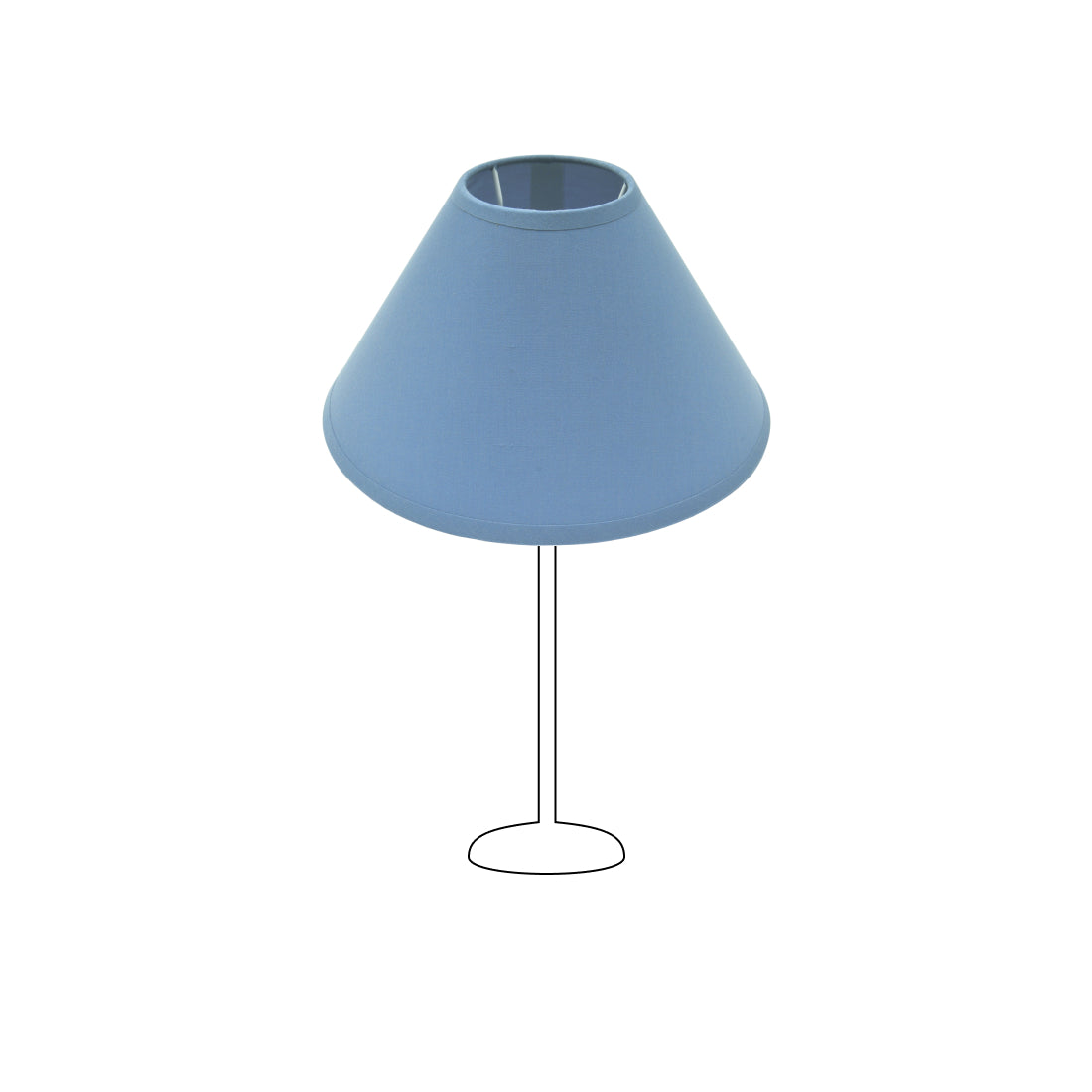 Chericoni Lampenkap Top - Ø25 cm H13 cm - Blauw - 2325-215 - sfeerfoto