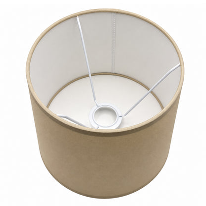 Deze cappuccino lampenkap heeft een warm, uitnodigend uiterlijk. Perfect voor sfeervolle verlichting in elke kamer.