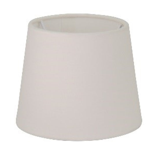 Verfijnde crèmekleurige lampenkap in een drumvorm. Ideaal voor een warme ambiance in jouw interieur.