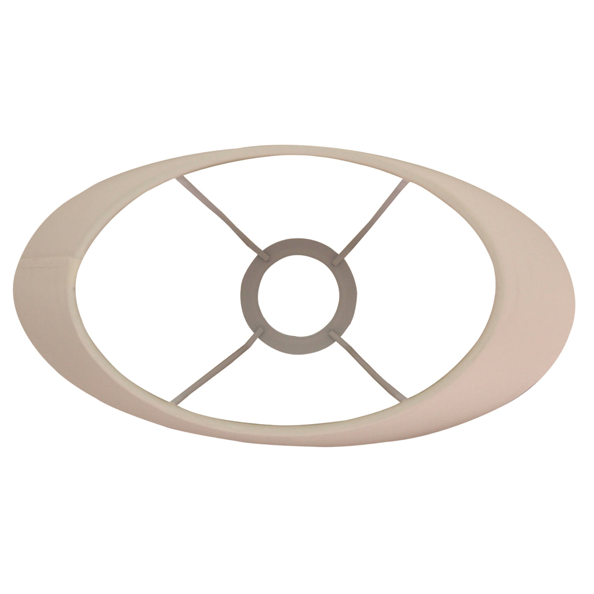 Deze ovale lampenkap in crème brengt warmte en sfeer in je interieur. Perfect voor een gezellige en uitnodigende uitstraling.