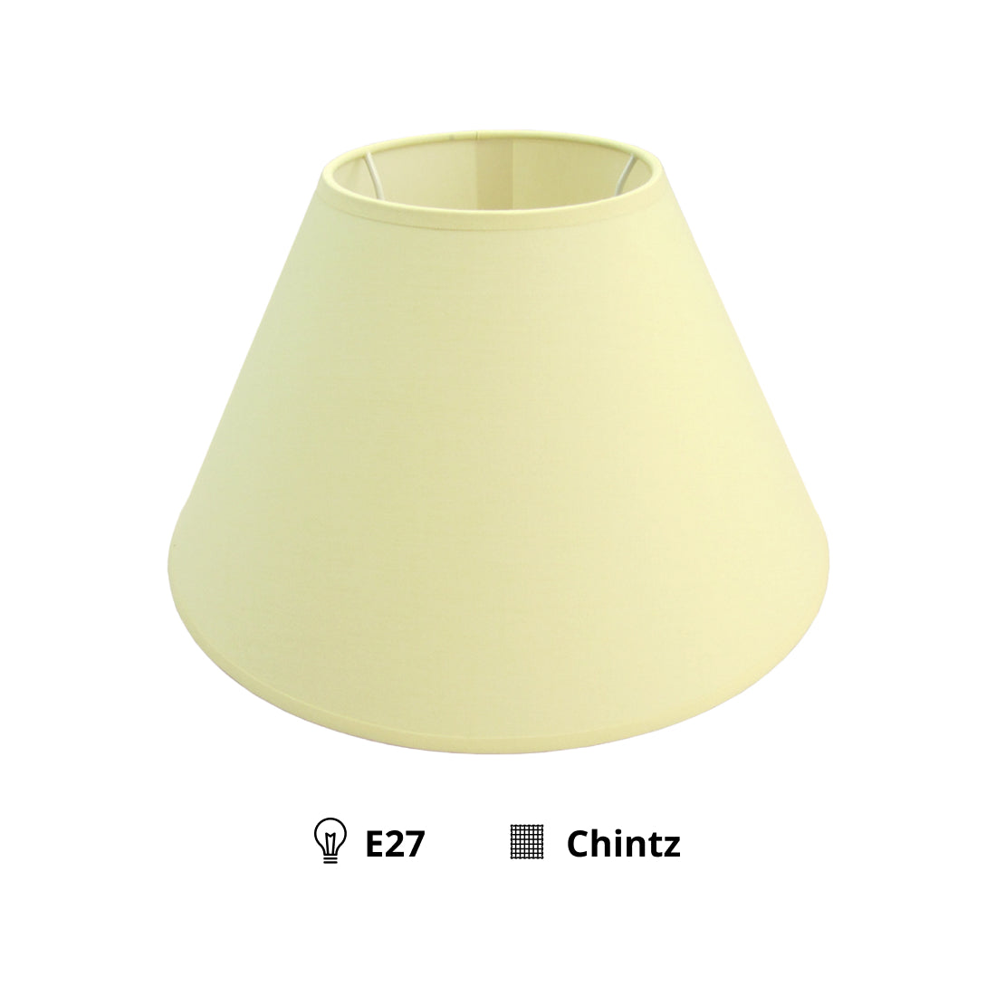 Oog voor detail met deze crèmekleurige lampenkap van Ø45 cm. Perfect voor een warme, uitnodigende sfeer in huis.