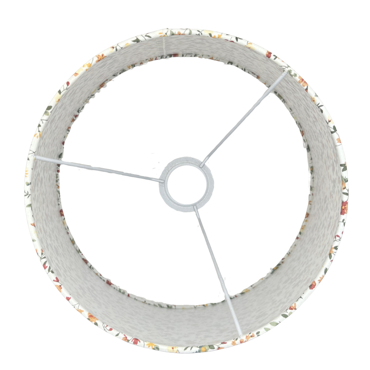 Soft cream lampshade with a minimalist drum shape. Perfect for adding a touch of elegance to any lighting fixture.