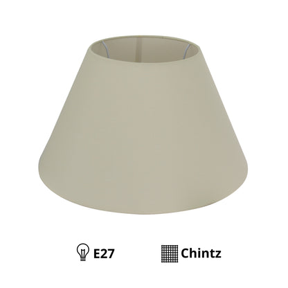 De crèmekleurige lampenkap Top straalt elegantie uit en past perfect in een warm interieur.