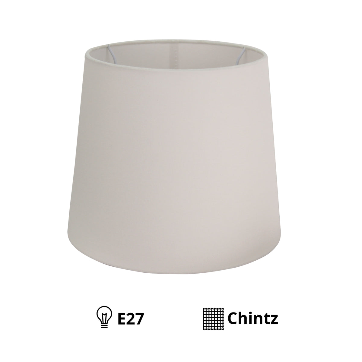 Een elegante creme lampenkap in moderne stijl. Perfect voor een sfeervolle verlichting in elk interieur.