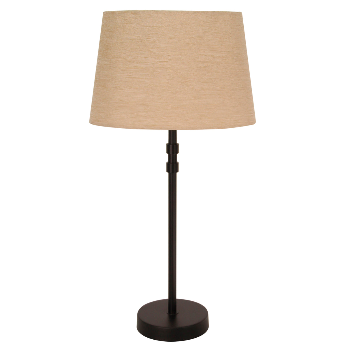 Een stijlvolle crèmekleurige lampenkap met gouden accenten. Perfect voor een moderne touch in uw interieur.