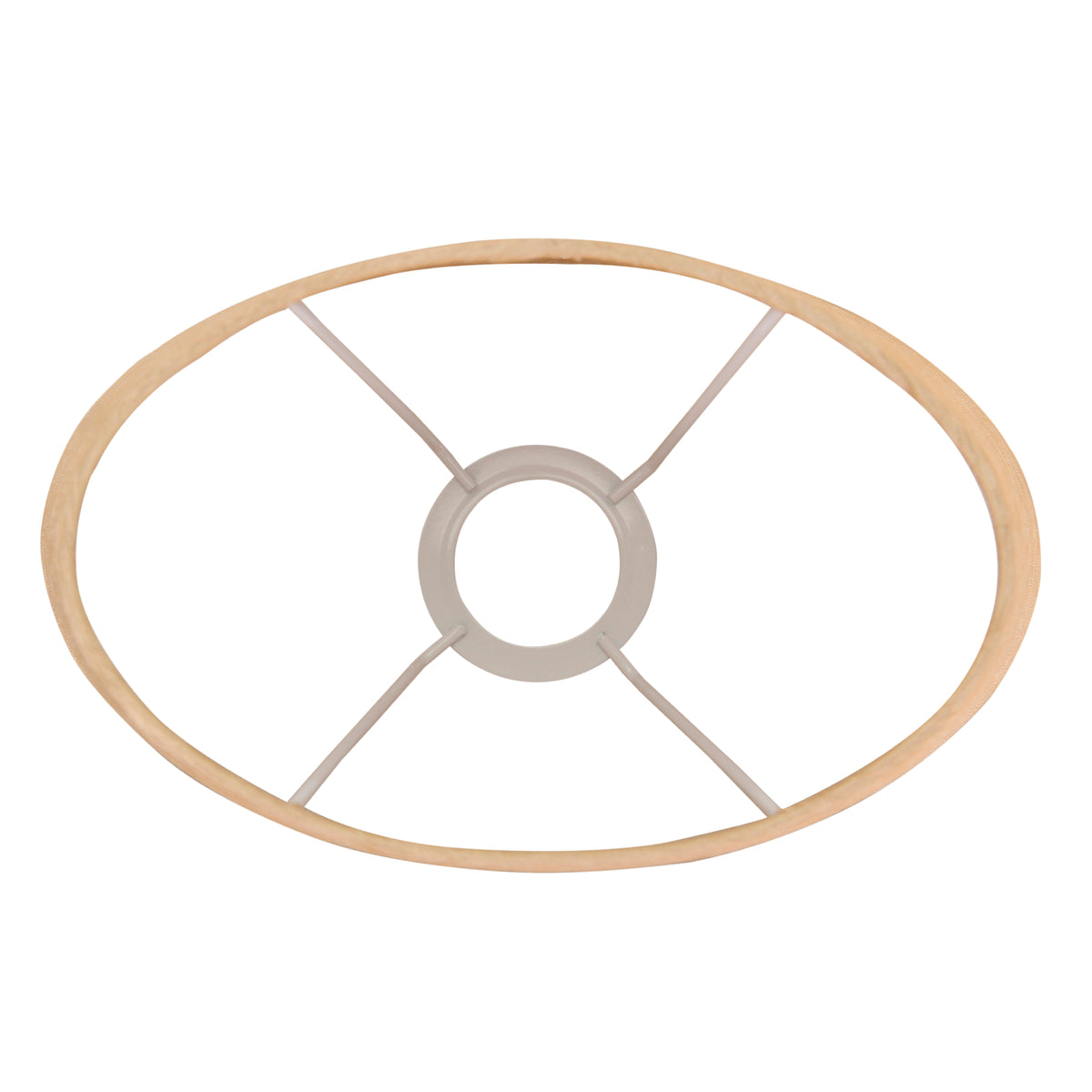 Deze crèmekleurige lampenkap geeft een warme, moderne uitstraling. Perfect voor een sfeervolle verlichting in elke kamer.