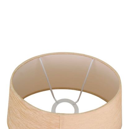 Deze crèmekleurige lampenkap met gouden details voegt een moderne touch toe aan jouw interieur.
