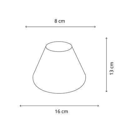 Deze crèmekleurige lampenkap geeft een warme uitstraling aan uw interieur.