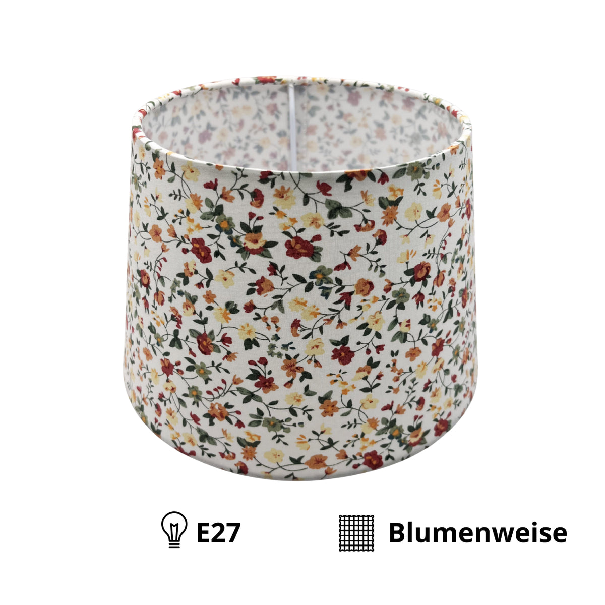 A close-up of a cream drum lampshade, showcasing its timeless elegance. Perfect for enhancing ambient lighting in any room.