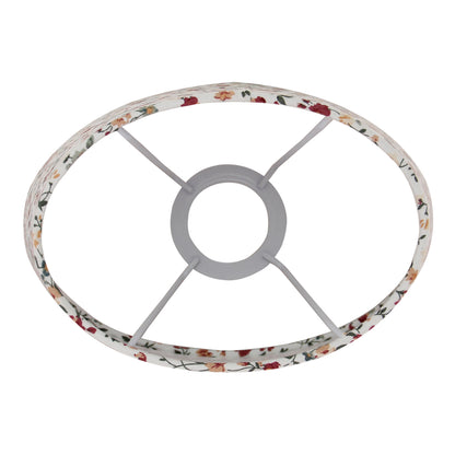 Bovenaanzicht van de crèmekleurige lampenkap Oval. Past perfect in een sfeervol interieur en voegt warmte toe.