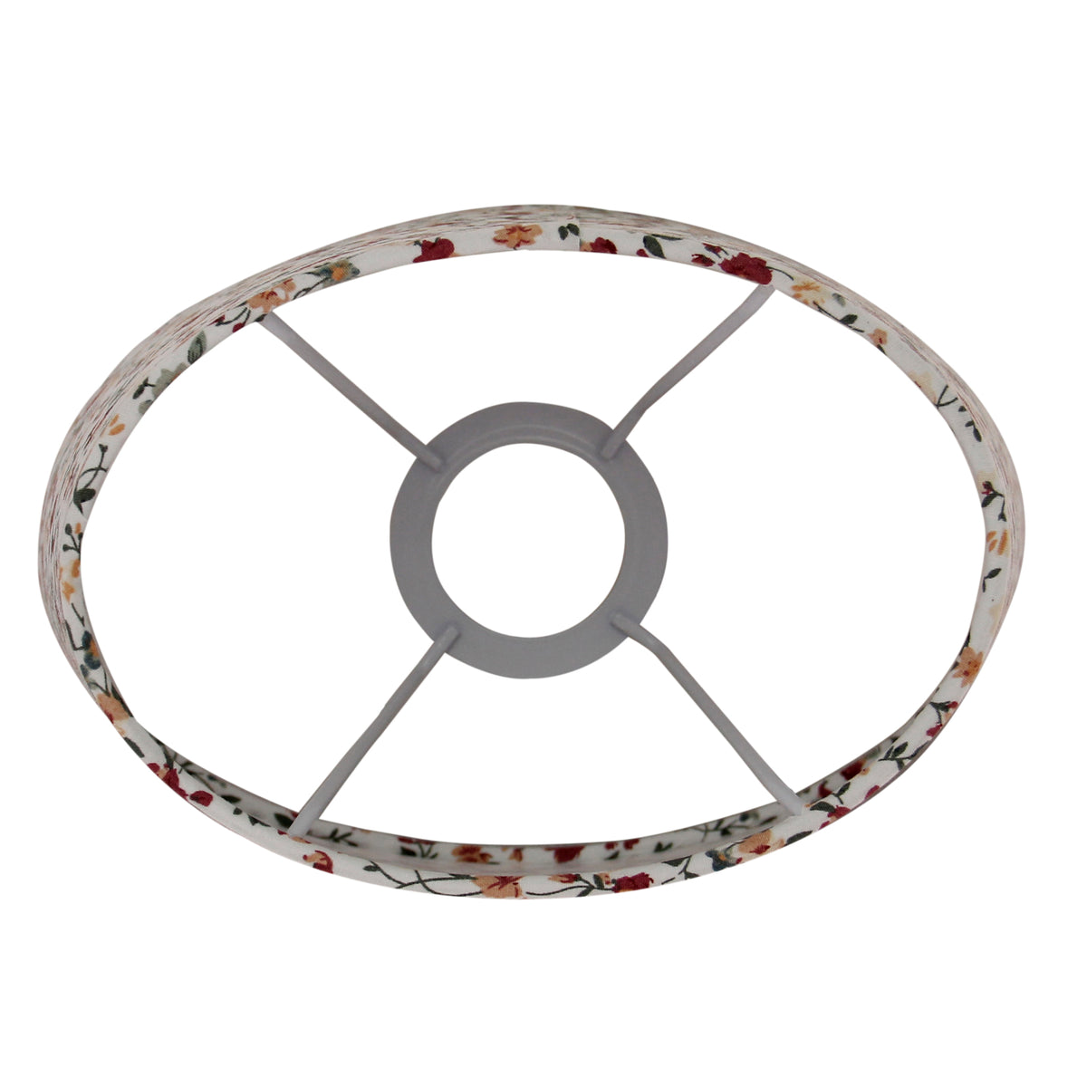 Deze crèmekleurige lampenkap heeft een ovale vorm en een verfijnde uitstraling. Perfect voor een warme sfeer in huis.