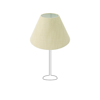 Een prachtige crèmekleurige lampenkap die warmte en gezelligheid toevoegt. Perfect voor elke sfeervolle ruimte in huis.