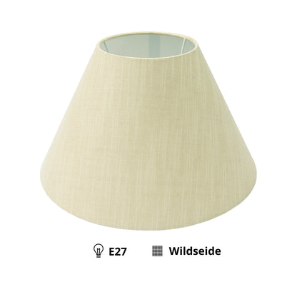 Deze crèmekleurige lampenkap brengt warmte en sfeer in je interieur. Een prachtige aanvulling voor elke stijlvolle lamp.