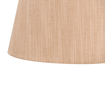 Detail van de crèmekleurige lampenkap Oval, elegant en sfeervol. Perfect voor een warme ambiance in huis.