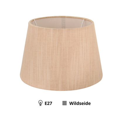 Deze crèmekleurige lampenkap geeft een warme uitstraling aan je interieur. Perfect voor sfeervolle verlichting in elke kamer.