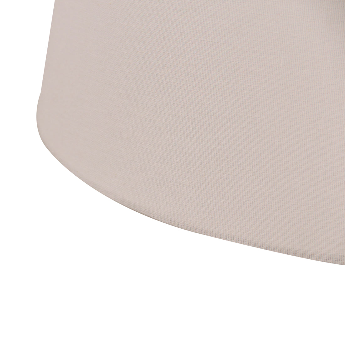 Detailfoto van de gebroken witte lampenkap Drum. Perfect voor een warme en uitnodigende sfeer in je interieur.