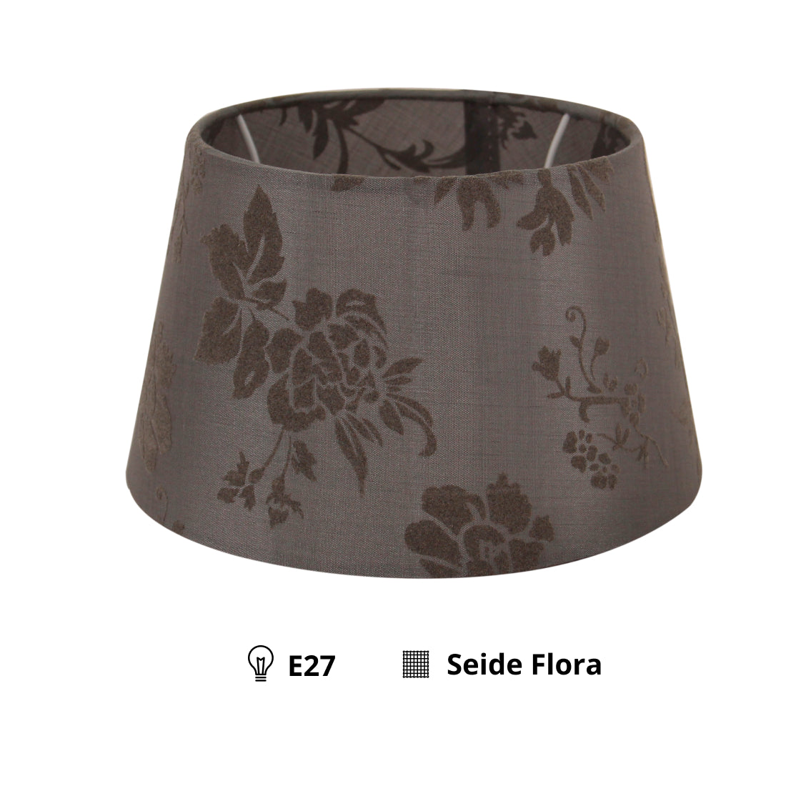 De grijze lampenkap Drum heeft een tijdloos design en past perfect in elke interieurstijl.