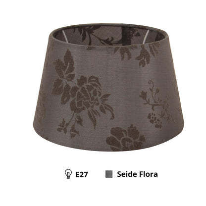 De grijze lampenkap Drum heeft een tijdloos design en past perfect in elke interieurstijl.