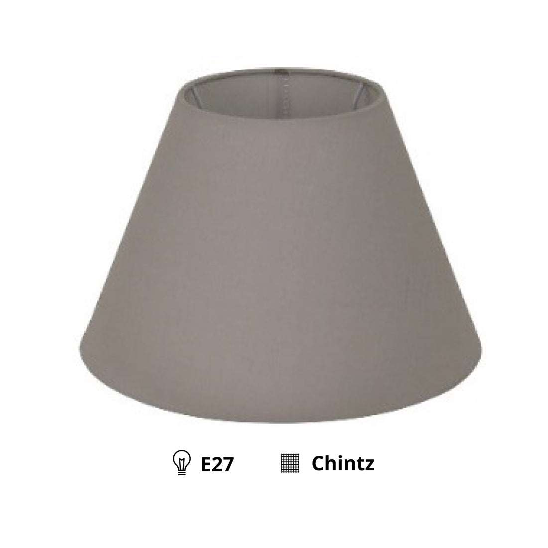 De lichtgrijze lampenkap Top biedt een verfijnde uitstraling. Perfect voor een stijlvolle afwerking in uw interieur.