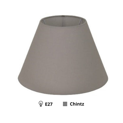 De lichtgrijze lampenkap Top biedt een verfijnde uitstraling. Perfect voor een stijlvolle afwerking in uw interieur.