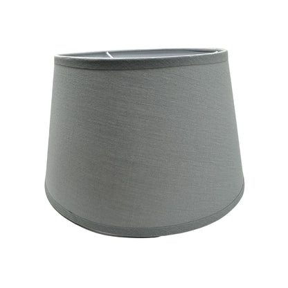 Detailview van de stijlvolle grijze lampenkap Drum. Ideaal voor een moderne uitstraling in elke kamer.