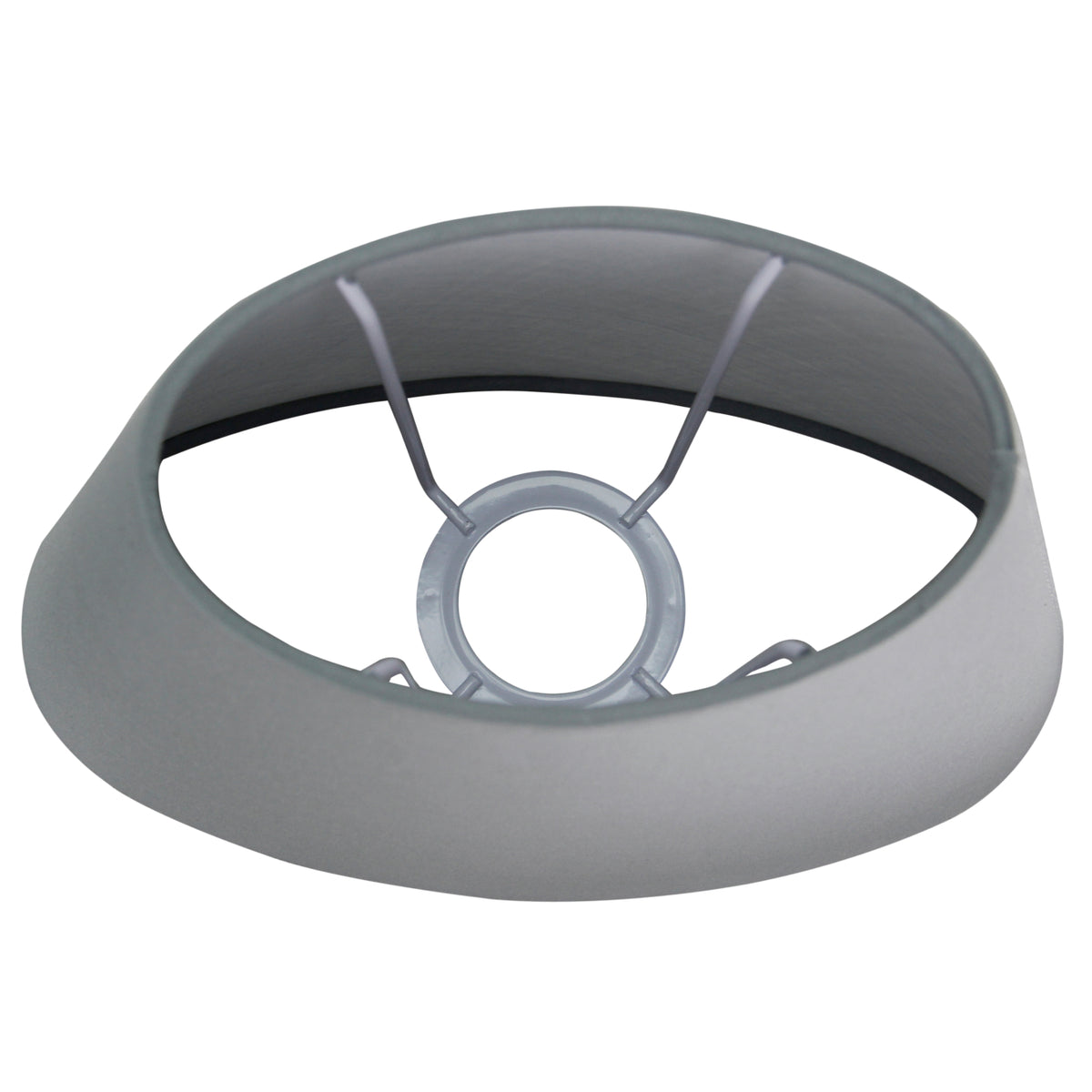 Deze grijze lampenkap in ovale vorm voegt een moderne touch toe aan je interieur. Perfect voor sfeervolle verlichting.
