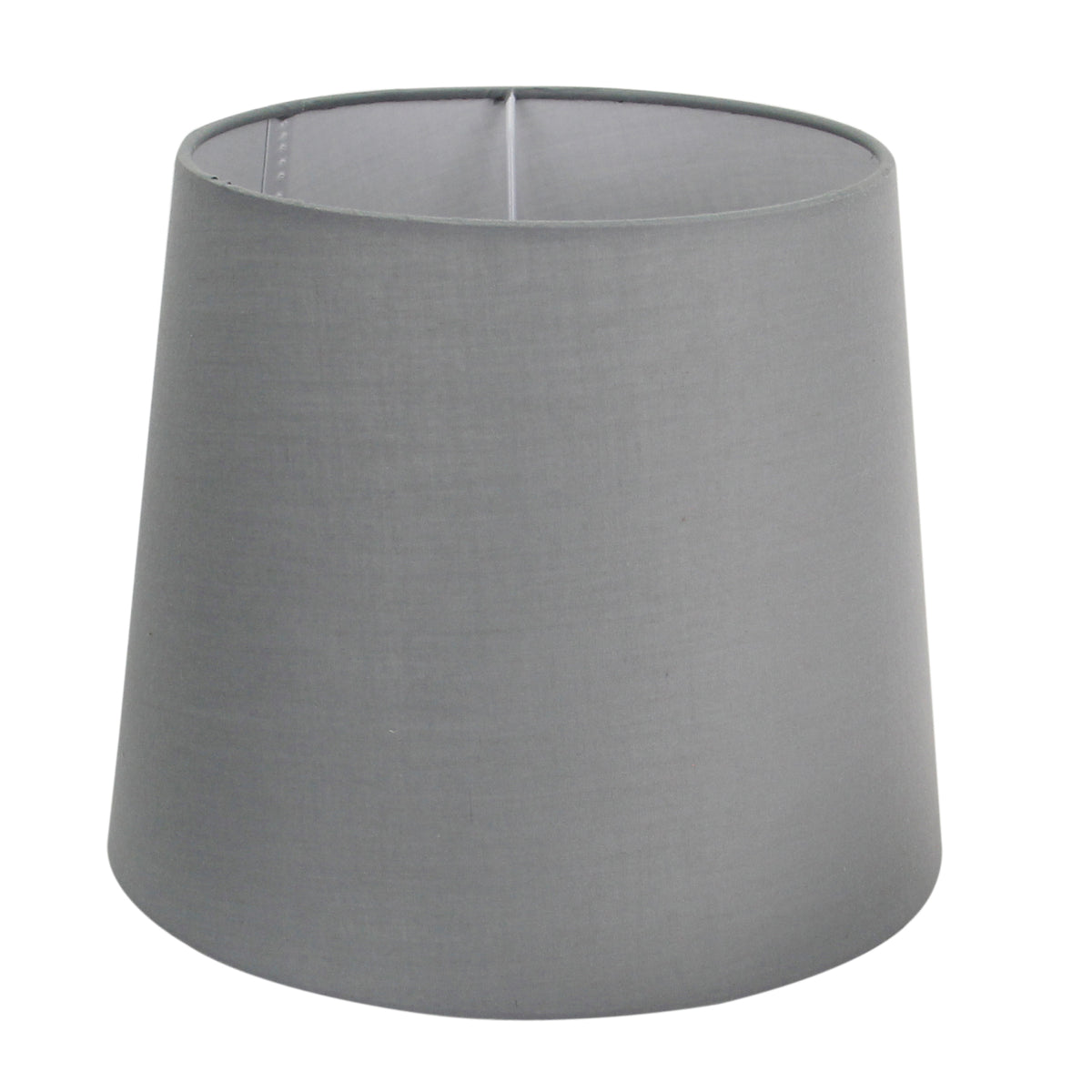 Deze grijze lampenkap in drumvorm voegt een modern accent toe aan je interieur. Ideaal voor een sfeervolle verlichting.