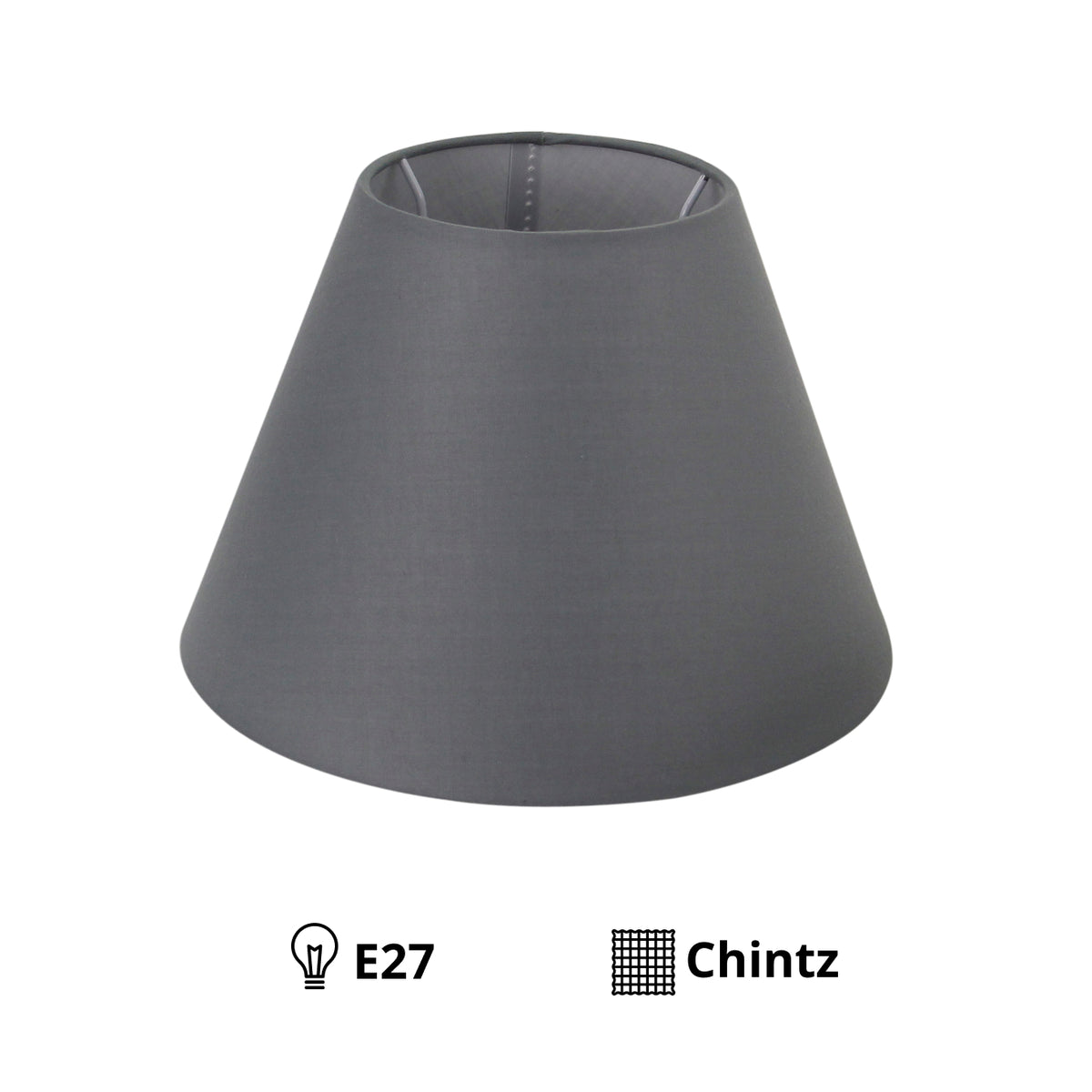 Deze grijze lampenkap biedt een moderne uitstraling voor elke interieurstijl. Perfect voor sfeervolle verlichting!