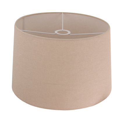 Moderne grijze lampenkap in een strakke drumvorm. Perfect voor het creëren van sfeervolle verlichting in jouw interieur.