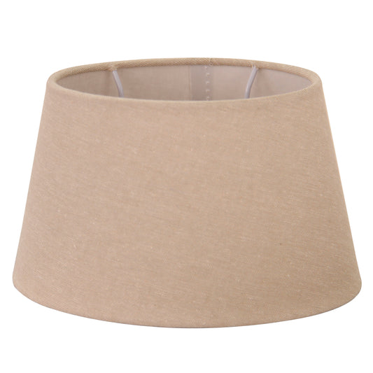 Moderne grijze lampenkap in ovaal design. Perfect voor het creëren van een sfeervolle ambiance in elke ruimte.