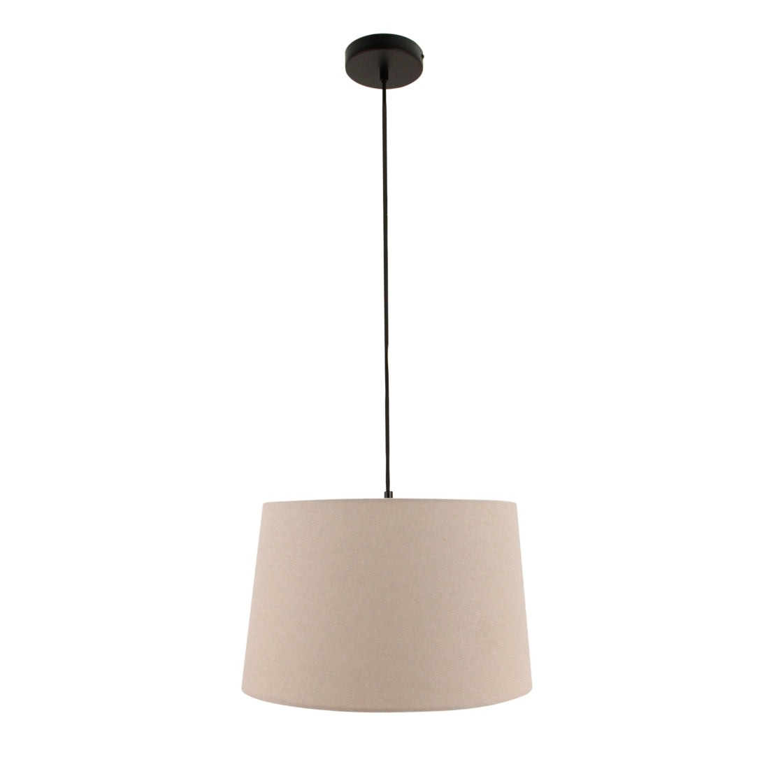Een moderne grijze lampenkap in een sfeervolle setting. Perfect voor het creëren van een warme ambiance in huis.