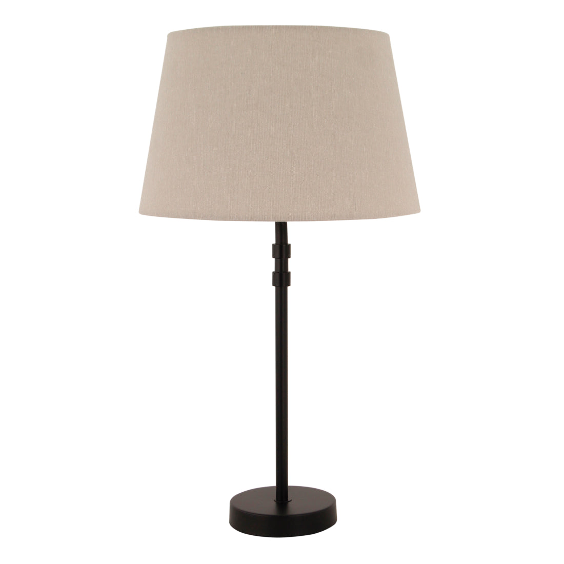 De grijze lampenkap Drum in modern design voegt een sfeervolle touch toe aan elke ruimte. Perfect voor een gezellige