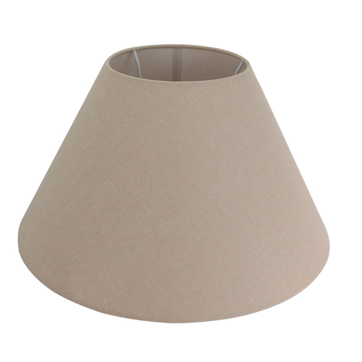 Deze moderne grijze lampenkap geeft een strakke uitstraling aan je interieur.
