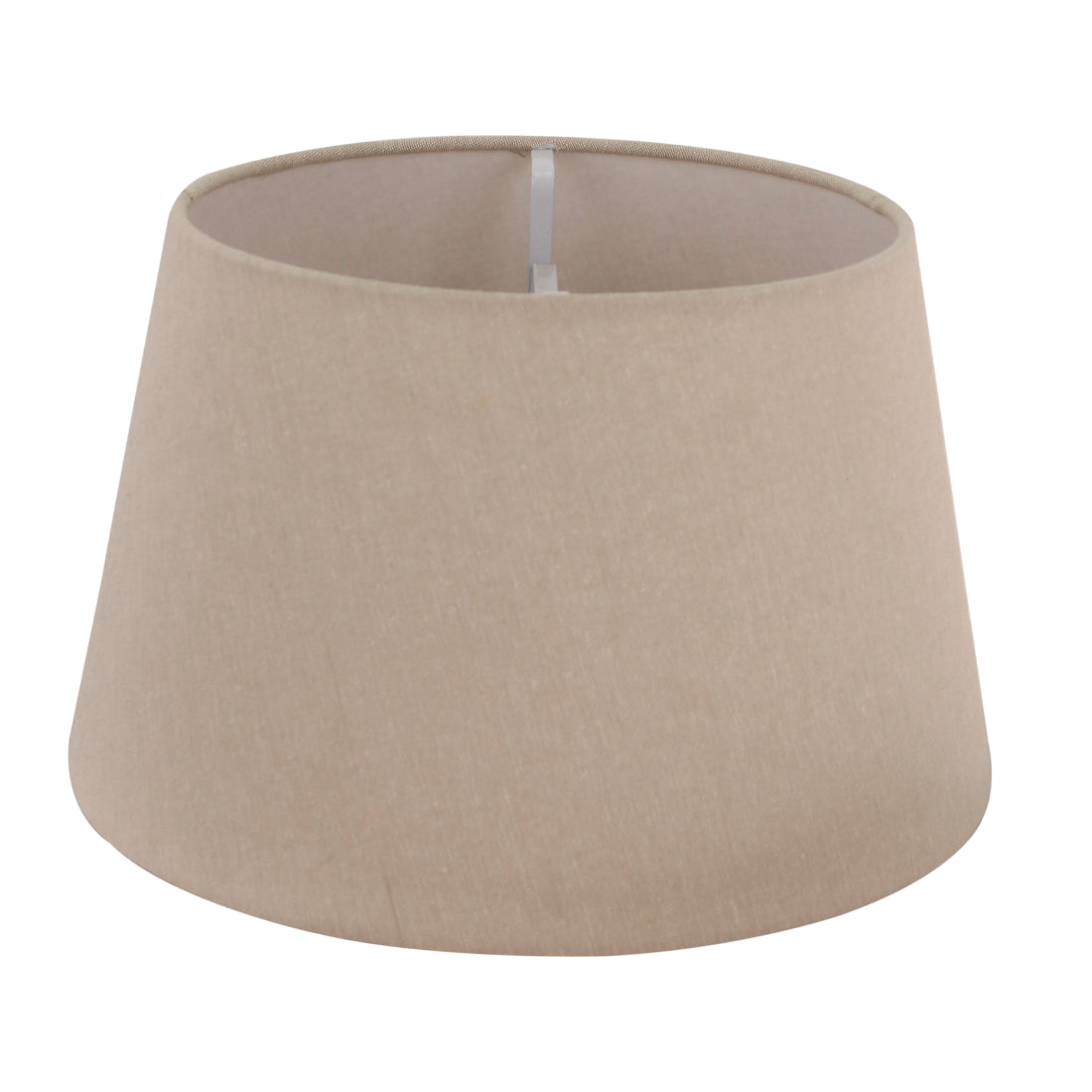 Detail van de moderne grijze lampenkap Drum van Ø30 cm. Perfect voor een eigentijdse uitstraling in uw interieur.