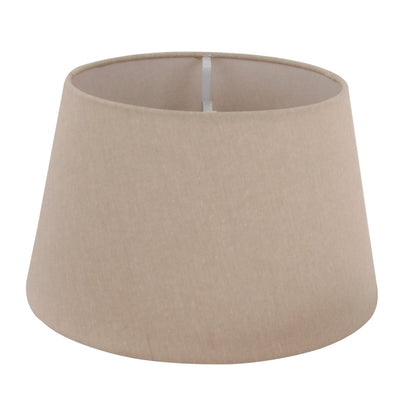 Detail van de moderne grijze lampenkap Drum van Ø30 cm. Perfect voor een eigentijdse uitstraling in uw interieur.