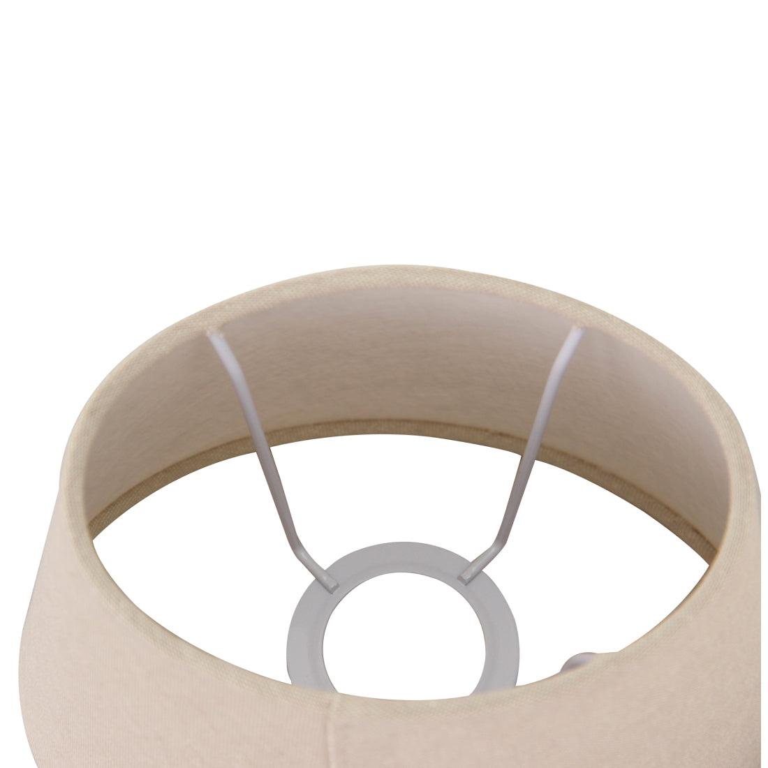 Deze grijze lampenkap heeft een moderne ovalen vorm. Perfect voor een eigentijdse touch in jouw interieur.
