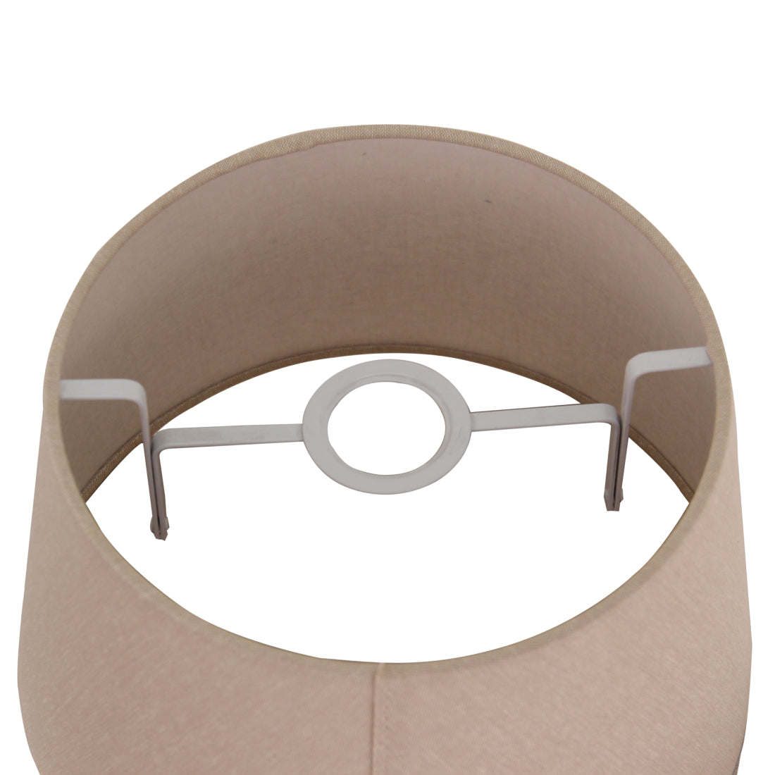 De moderne grijze lampenkap Drum in detail. Perfect voor een stijlvolle toevoeging aan jouw interieur.