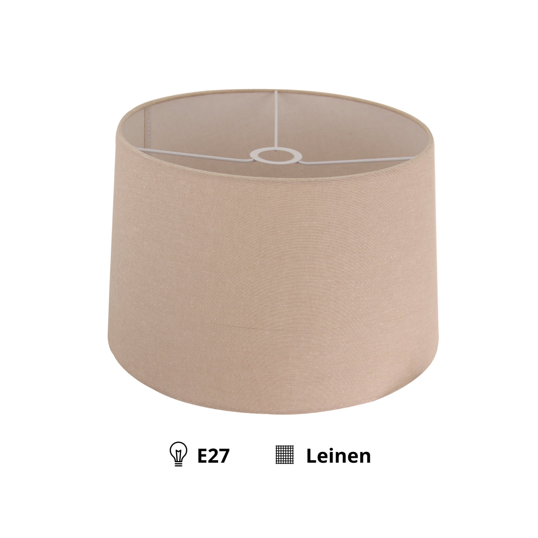 De grijze lampenkap Drum heeft een modern design en past perfect in eigentijdse interieurs.