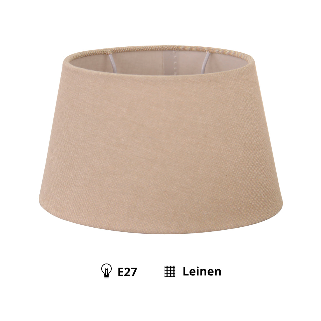 Elegant grijze lampenkap in moderne ovalen vorm. Perfect voor een sfeervolle verlichting in elke ruimte.