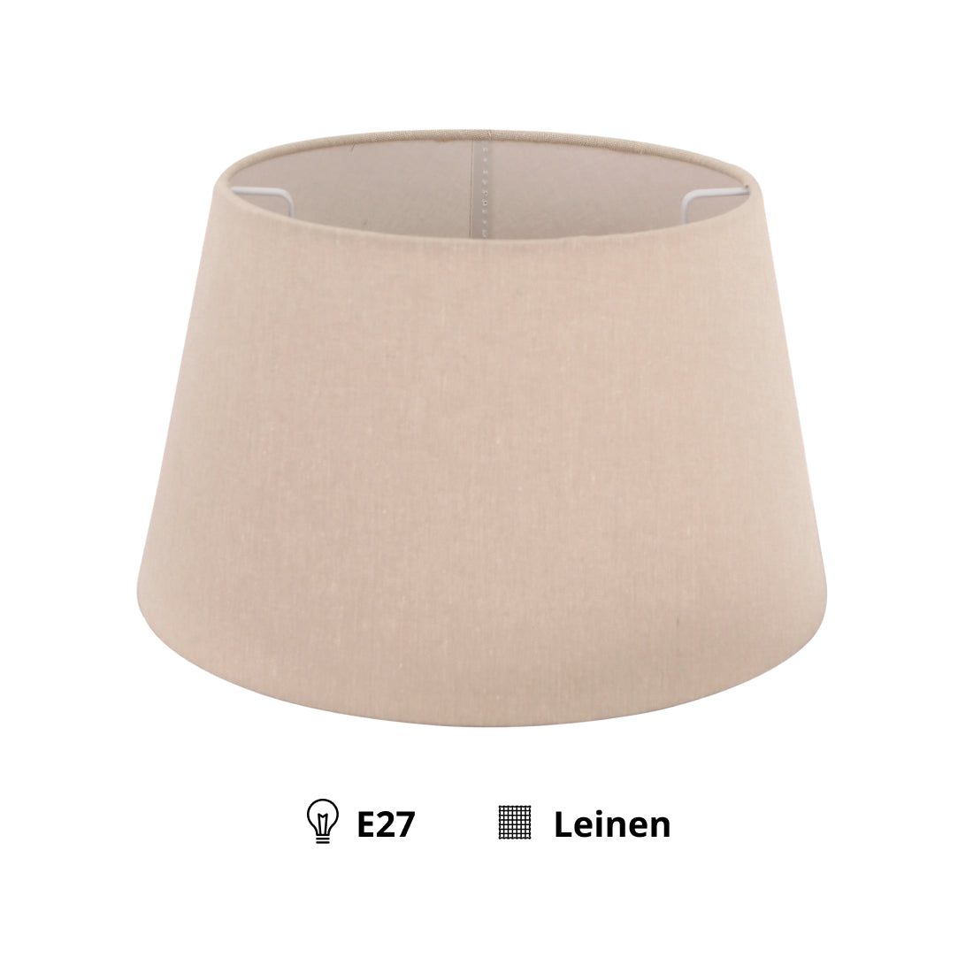 Dichtbijzicht van de moderne grijze lampenkap Drum. Perfect voor een strakke uitstraling in elke ruimte van je huis.