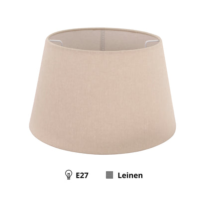 Dichtbijzicht van de moderne grijze lampenkap Drum. Perfect voor een strakke uitstraling in elke ruimte van je huis.