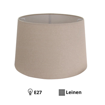 Deze grijze lampenkap in drumstijl voegt een moderne touch toe aan je interieur. Perfect voor sfeervolle verlichting.