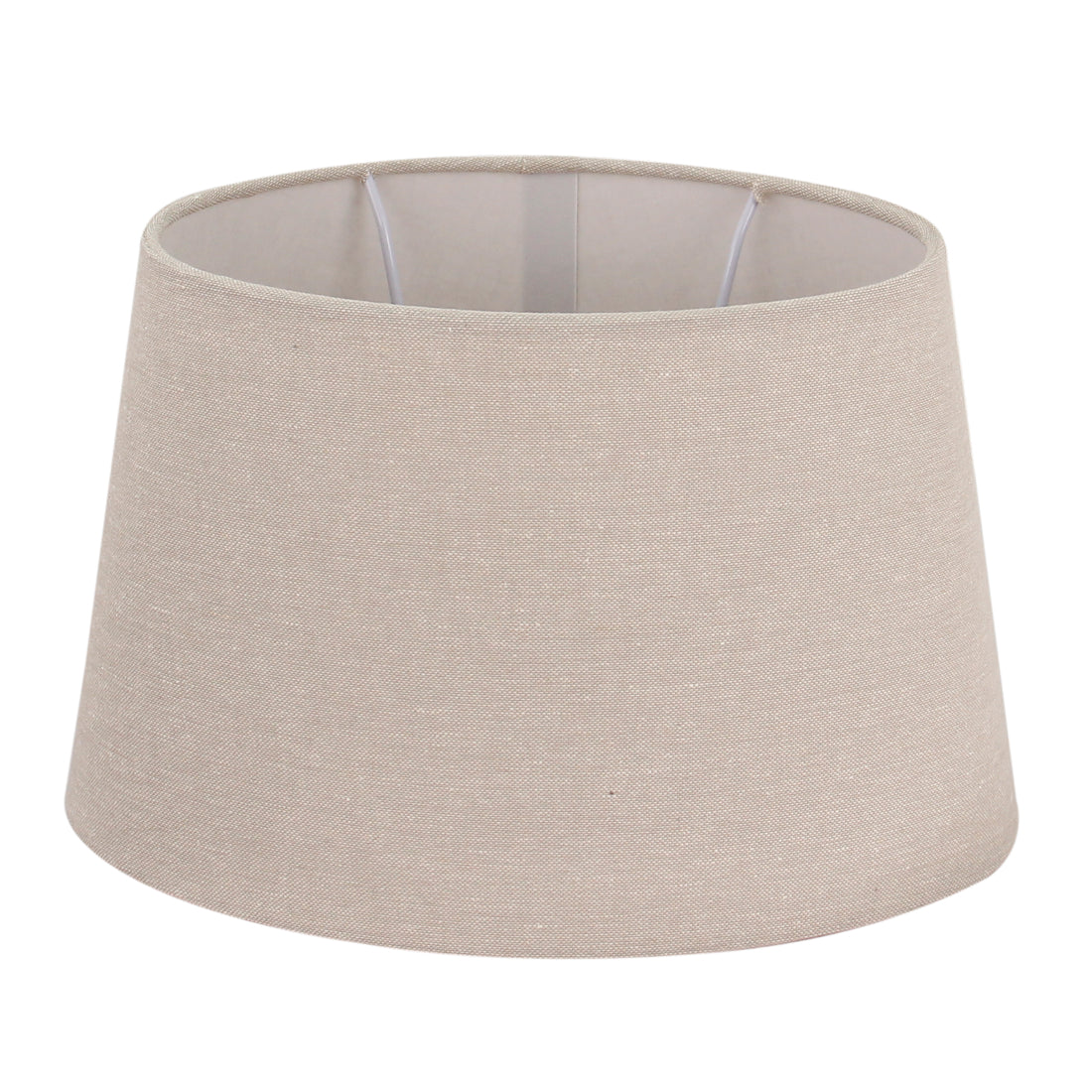 Deze grijze lampenkap in ovale vorm geeft een moderne uitstraling. Perfect voor sfeervolle verlichting in huis.